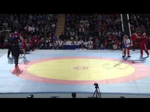 63Kg Final 1-2 - Female Wrestling -  European Championships 2013