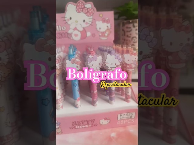 Vídeo relacionado con Hello Kitty Boligrafos Bonitos Gel Pens Set 3-Pack Bolígrafos Originales con Adornos de Personajes Cinnamoroll Kuromi Regalo Niñas