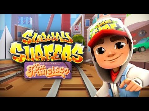 Subway Surfers - Playing Chicken with the Subways [iOS Gameplay, Walkthrough] Video