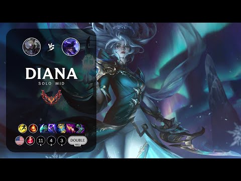 Diana Mid vs Ryze - NA Grandmaster Patch 13.1