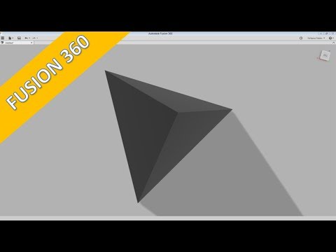8 5 Tetraeder patched Autodesk Fusion 360 Training Part Design