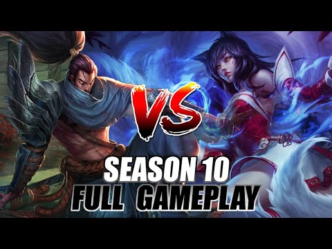 Ahri Vs Yasuo Full Gameplay S10 ~ Rank 1 Ahri