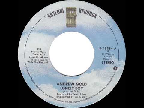 1977 HITS ARCHIVE: Lonely Boy - Andrew Gold (stereo 45)