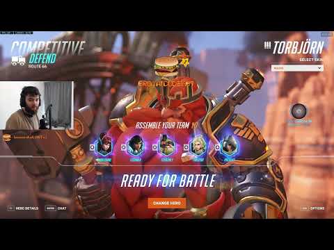 DAFRAN - UNRANKED TO TOP 500 TORBJÖRN ONLY [OVERWATCH 2 SEASON 4]