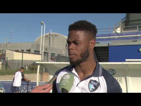 Après Lorient - HAC (0-1) en match de préparation, réaction de Dénys Bain