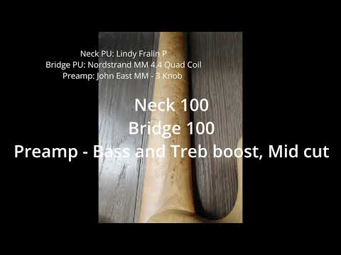 Maruszczyk Jake 4 Custom – Fralin P / Nordstrand MM – John East Pre – Sample Audio