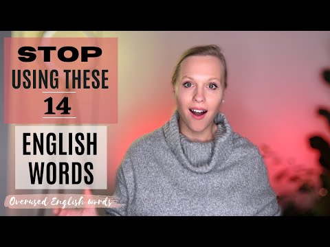 14 Overused English words// How to expand your English vocabulary