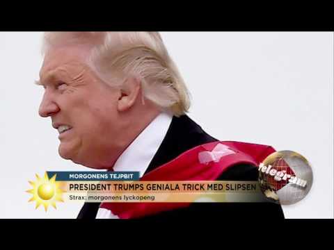 President Donald Trumps geniala slipstrick - Nyhetsmorgon (TV4)
