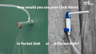 Pocket Sink and Pocket Bath