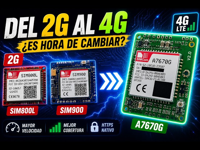 Vídeo relacionado con TECNOULAB 1 uds SIM800L V2.0 Módulo inalámbrico gsm GPRS de 5 V Cuatribanda con Tapa de Cable de Antena