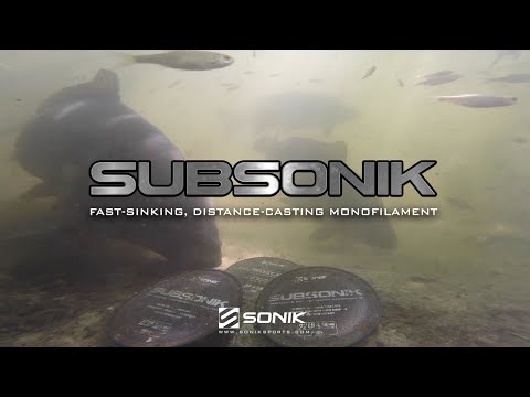 Żylka Sonik Subsonik Green 22lb 1200m (0.38mm) film wideo