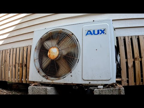 Several 2011 0.25ton AUX mini split air conditioners | Start up & Shut down