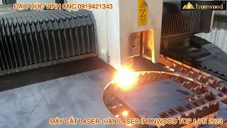 Máy cắt Laser fiber cnc| máy Laser kim loại tấm 3000w