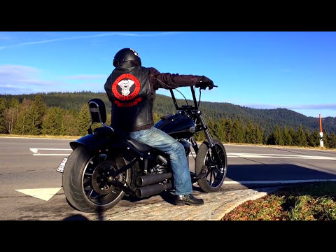 Harley Davidson Softail FXSB Breakout Ride with Ape Hanger