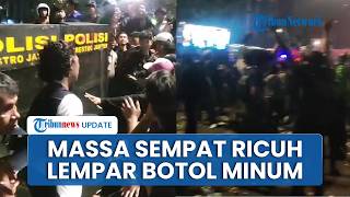 Sebelum Bubarkan Diri, Massa Demo Sempat Ricuh di Sudirman karena Tak Puas dengan Jawaban Polisi