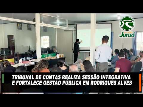 Tribunal de Contas realiza sessão integrativa e fortalece gestão pública em Rodrigues Alves
