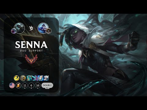 Senna Support vs Ashe - NA Grandmaster Patch 13.1