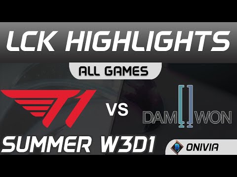 T1 vs DWG Highlights All Games LCK Summer Season 2020 W3D1 T1 vs DAMWON Gaming by Onivia