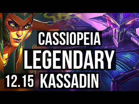 CASSIOPEIA vs KASSADIN (MID) | 14/1/8, Legendary, 600+ games, 900K mastery | NA Diamond | 12.15