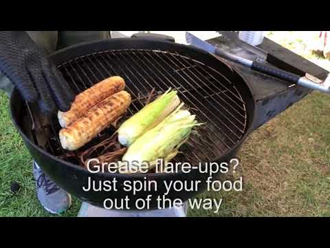 BBQ Dragon Spin Grate Rotating Grill Grate Video