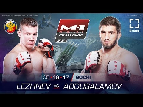 Andrey Lezhnev and Kurabanali Abdusalamov will clash on M-1 Challenge 77 event on May 19, Sochi