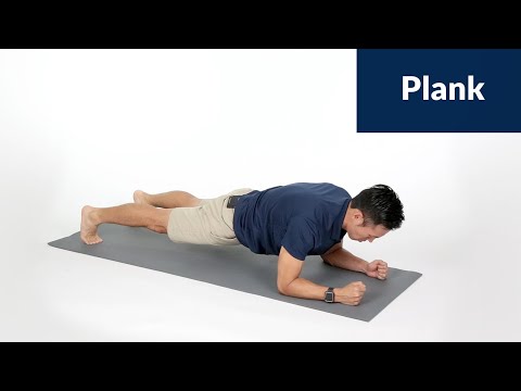 Plank Exercise for Low Back Pain