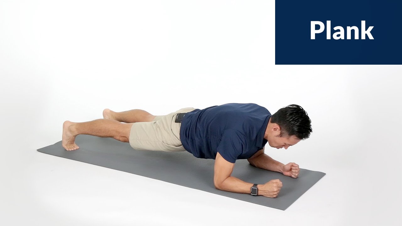 Plank Exercise for Low Back Pain - YouTube
