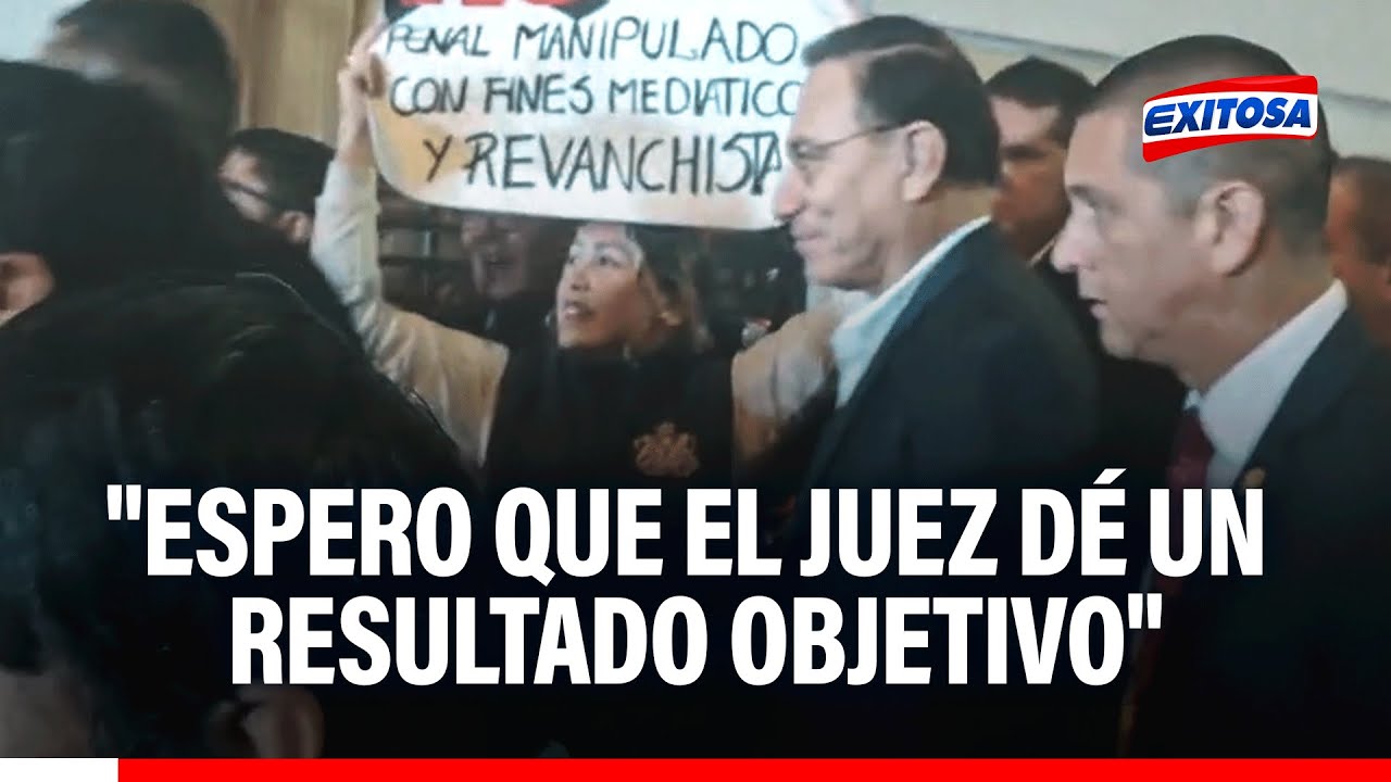 🔴🔵Martín Vizcarra llega a la lectura del fallo de prisión preventiva en su contra