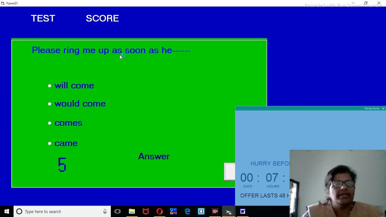programming vb6 MCQ quiz