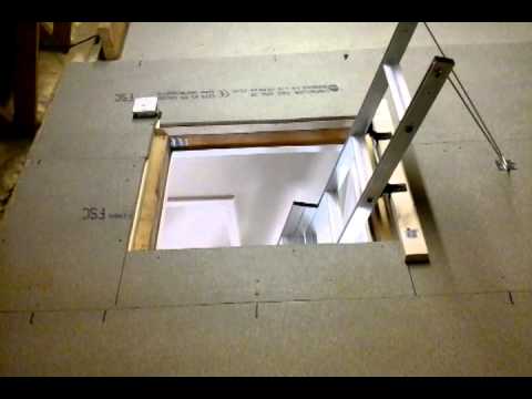 Aluminium Ladder Installation - Loft Ladder Scotland