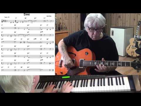 Diane - Jazz guitar & piano cover ( Erno Rapée )
