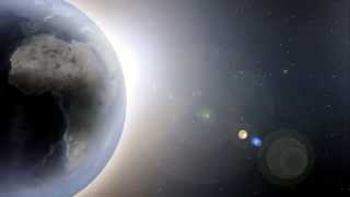 Earth Spinning Animated Video Background Loop