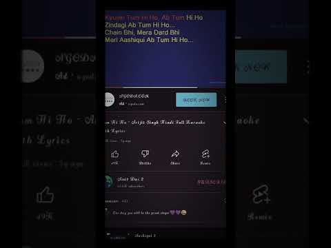 Tum Hi Ho _ Bushra Rana Hindi Full  Song With lyrie
