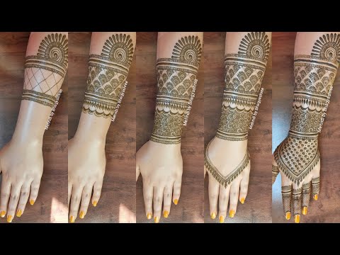 BACK HAND ''STEP BY STEP'' BRIDAL DULHAN MEHNDI DESIGNS 2021 |WEDDING MEHENDI DESIGNS