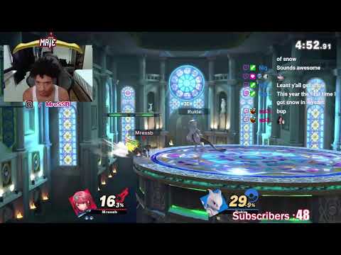 PLAYING TYRANT,  THE BRAWL LEGEND! (25% OF ALL SUBS!) | !Smashguide