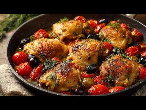 I've never eaten chicken this delicious! Sicilian Chicken, a quick and easy dinner!