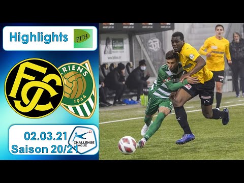 Highlights: FC Schaffhausen vs SC Kriens (02.03.21)