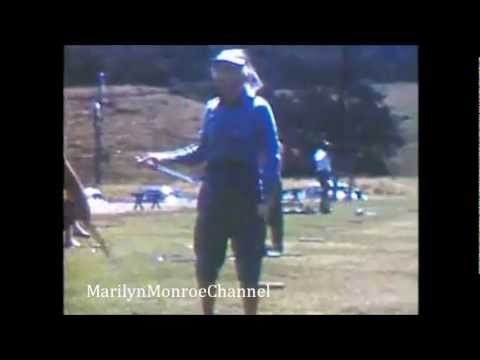 Rare Home Video of Marilyn Monroe Playing Golf 1953