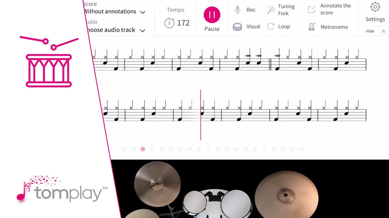 8 morceaux de batterie pour débutants (avec partitions)