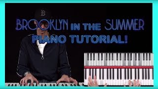 Aloe Blacc - Brooklyn In The Summer Piano Tutorial