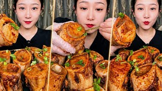 Download lagu Spicy Braised Beef Bone Marrow | Delicious & Super Spicy Mukbang ASMR #viralvideo #mukbang #food mp3