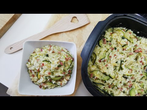 RISOTTO with courgette. IDEA FOR LUNCH
