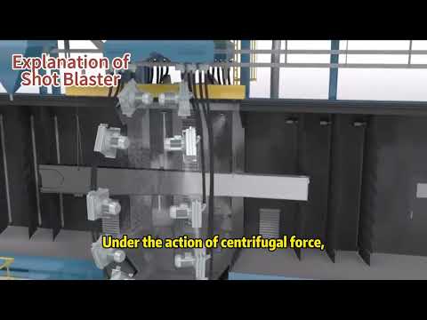 3D demonstration of the shot blaster, instantly see through the working mystery.