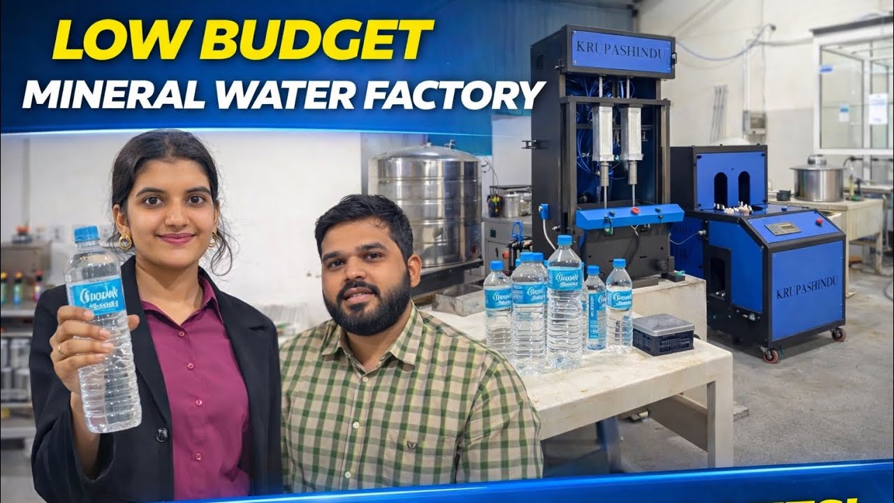 Low Budget Mineral Water Plant Setup
