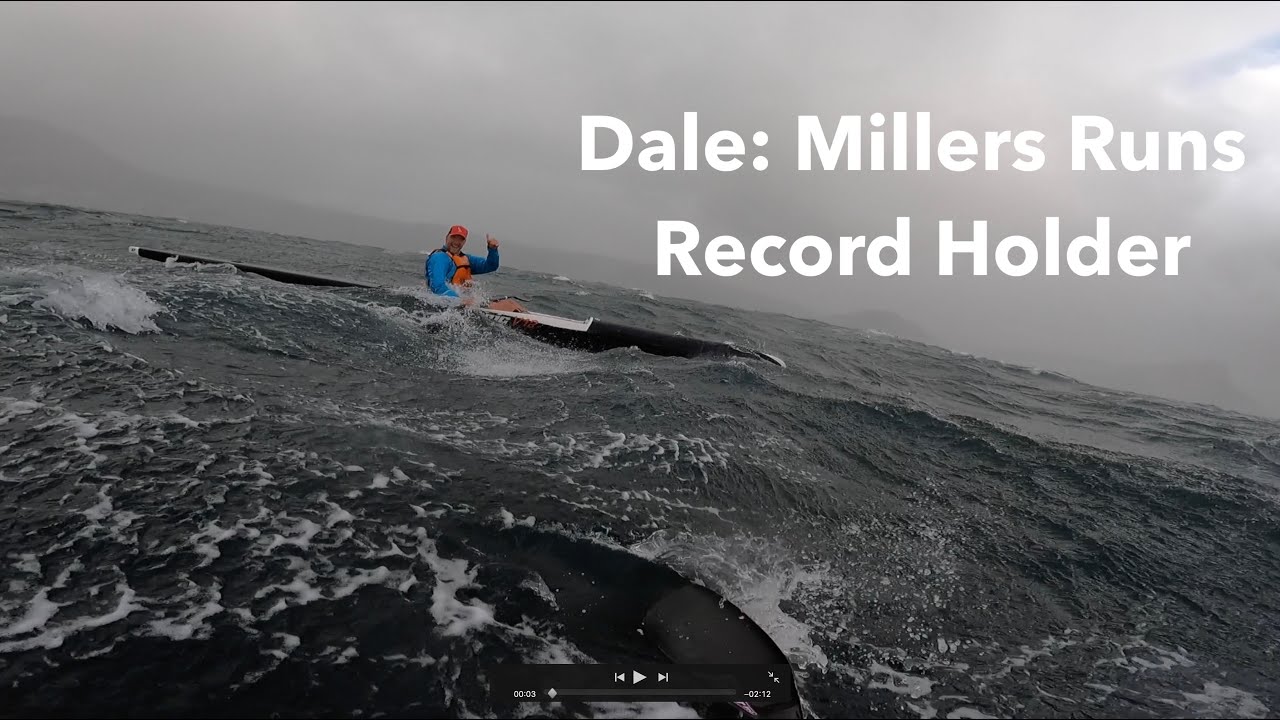 SURFSKI: Hopelessly Chasing Dale in 25-30kts - Millers #87