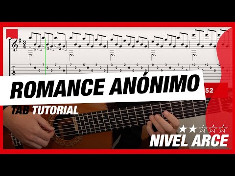 Romance Anónimo 🔥 Guía de estudio 👌 PARTITURA + TAB + PDF