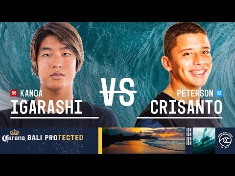 Kanoa Igarashi vs. Peterson Crisanto - Round of 32, Heat 15 - Corona Bali Protected 2019