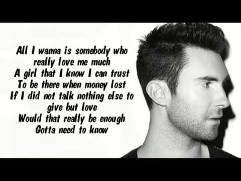 Locked away  [Adam Levine] lyrics. mp3