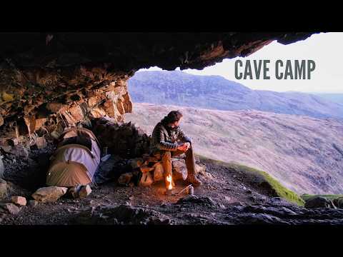 Solo Cave Camp in the Mountains with the Alton Walkabout Swag | Hajka Oven Cooking