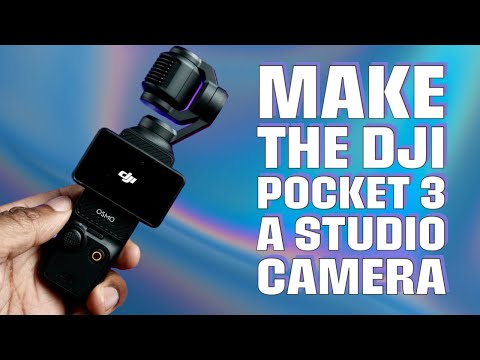 How To Use The DJI Pocket 3 As A Studio Camera Custom Audio and Video Settings
